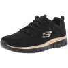 SKECHERS 12615/BKRG Graceful-Get Connected Damen Sneaker Schwarz/gold Sneakers Low - Schwarz -Skechers shop 12669242 01