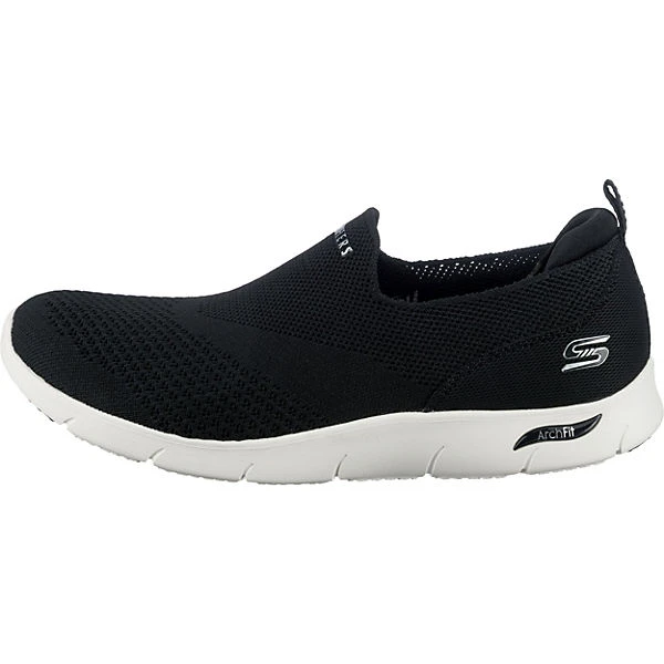 Skechers Arch Fit Refine Don't Go Sportliche Slipper - Schwarz 5 Skechers Arch Fit Refine Don't Go Sportliche Slipper - Schwarz – Bild 3