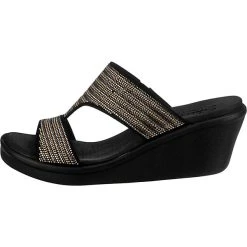 Skechers Rumble On Bling Gal Pantoletten - Schwarz-kombi -Skechers shop 18208625 03