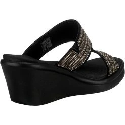 Skechers Rumble On Bling Gal Pantoletten - Schwarz-kombi -Skechers shop 18208625 05