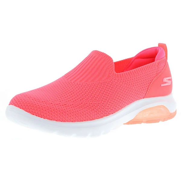 Skechers 16099/HPK Go Walk Air Damen Sneaker Slipper Sportschuhe Pink/koralle/neon - Pink 3 Skechers 16099/HPK Go Walk Air Damen Sneaker Slipper Sportschuhe Pink/koralle/neon - Pink