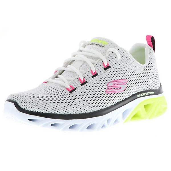 Skechers 149550/WBKY Glide-Step Sport-Sweeter Days Damen Sneaker Sportschuhe Turnschuhe Weiß/grau/gelb/pink - Weiß 3 Skechers 149550/WBKY Glide-Step Sport-Sweeter Days Damen Sneaker Sportschuhe Turnschuhe Weiß/grau/gelb/pink - Weiß