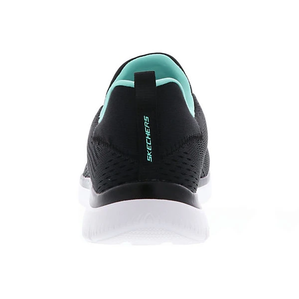 Skechers 149036/BKLB Summits-Fast Attraction Damen Sneaker Turnschuhe Slipper Schwarz/pink/mintgrün - Schwarz 4 Skechers 149036/BKLB Summits-Fast Attraction Damen Sneaker Turnschuhe Slipper Schwarz/pink/mintgrün - Schwarz – Bild 2