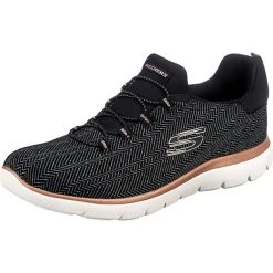 Skechers Flex Appeal 4.0 Coated Fidelity Sneakers Low - Schwarz