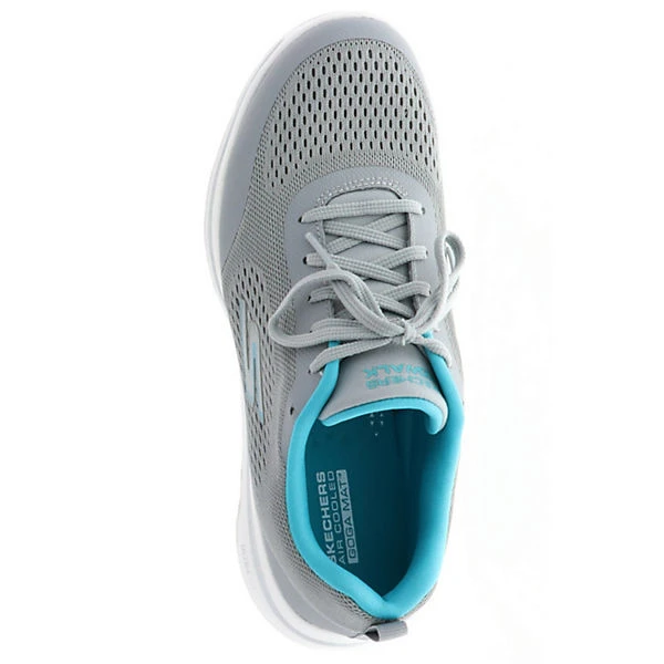 Skechers 15953/GYBL Go Walk 5-Exquisite Damen Sneaker Turnschuhe Sportschuhe Grau/türkis - Grau 9 Skechers 15953/GYBL Go Walk 5-Exquisite Damen Sneaker Turnschuhe Sportschuhe Grau/türkis - Grau – Bild 7
