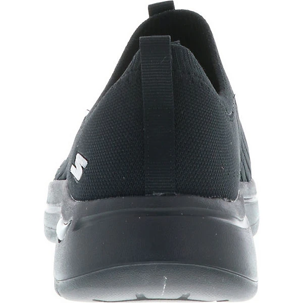 Skechers 124409/BBK Go Walk Arch Fit-Iconic Damen Sneaker Turnschuhe Sportschuhe Slipper Schwarz - Schwarz 4 Skechers 124409/BBK Go Walk Arch Fit-Iconic Damen Sneaker Turnschuhe Sportschuhe Slipper Schwarz - Schwarz – Bild 2