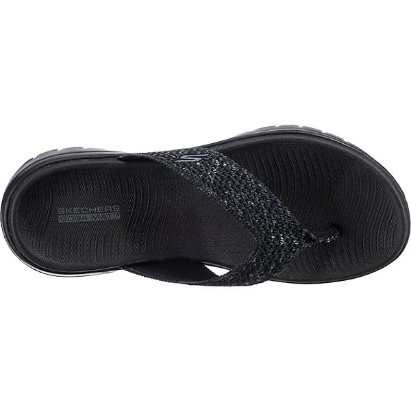 Skechers On-the-go Flex Accent Zehentrenner - Schwarz 8 Skechers On-the-go Flex Accent Zehentrenner - Schwarz – Bild 6