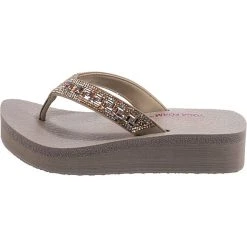 Skechers Vinyasa Geo-queen Zehentrenner - Taupe -Skechers shop 22534381 03