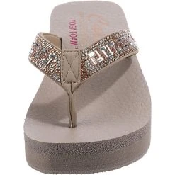 Skechers Vinyasa Geo-queen Zehentrenner - Taupe -Skechers shop 22534381 04