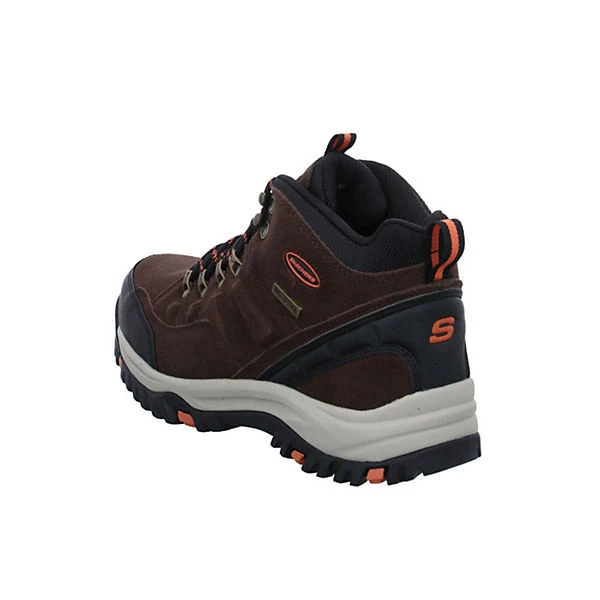 Skechers Herren Outdoor Schuhe Relment Pelmo Outdoorschuh Wandern Trekking Bergsteigerösen Lederkombination Uni Outdoorschuhe - Braun 6 Skechers Herren Outdoor Schuhe Relment Pelmo Outdoorschuh Wandern Trekking Bergsteigerösen Lederkombination Uni Outdoorschuhe - Braun – Bild 4