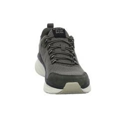 Skechers Herren Sneaker Schuhe D`Lux Walker Sneaker Sport Halbschuhe Leder-/Textilkombination Uni Sneakers Low - Grün -Skechers shop 23030786 03