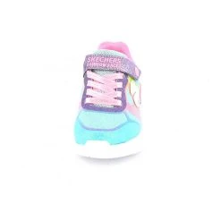 Skechers Sneakers Low Blinkies RAINBOW RACER Für Mädchen - Hellblau/rosa -Skechers shop 23200262 02