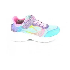 Skechers Sneakers Low Blinkies RAINBOW RACER Für Mädchen - Hellblau/rosa -Skechers shop 23200262 05