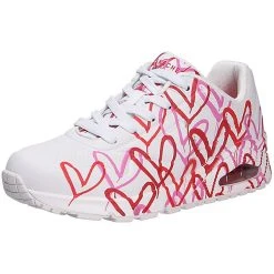 Skechers Damen Sportiver Schnürschuh/Sneaker Sneakers Low - Weiß