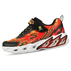 Skechers Sneakers Low Blinkies LIGHT STORM 2.0 Für Jungen - Schwarz/rot