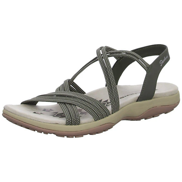 Skechers Reggae Slim Turn It Up Outdoorsandalen - Petrol 3 Skechers Reggae Slim Turn It Up Outdoorsandalen - Petrol