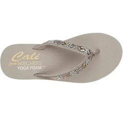 Skechers Glamouröse Zehentrenner Zehentrenner - Beige -Skechers shop 25363184 03