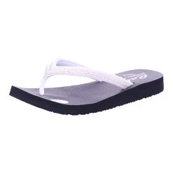 Skechers Meditation Fancy Pearl Zehentrenner - Altrosa
