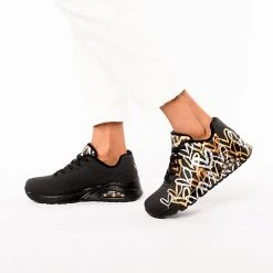 Skechers Uno James Goldcrown Metallic Love Sneakers Low -Skechers shop 25766844 02