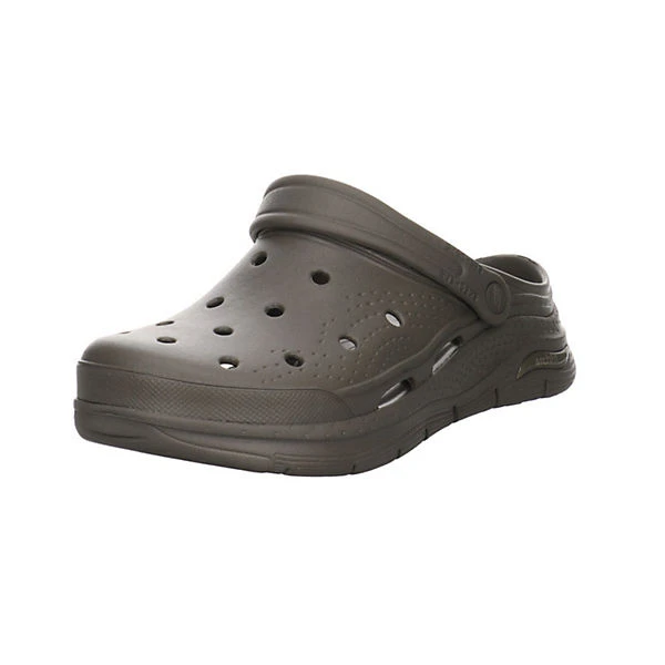 Skechers Herren Badelatschen Sandalen Arch Fit Pantolette FlipFlops Strand Synthetik Uni Badelatschen - Grün 3 Skechers Herren Badelatschen Sandalen Arch Fit Pantolette FlipFlops Strand Synthetik Uni Badelatschen - Grün