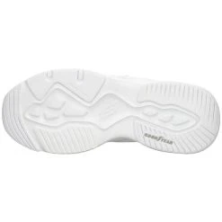 Skechers Damen Schnürhalbschuhe D' Lite 4.0 Fresh Diva Sneaker Freizeit Sport Schuhe Leder-/Textilkombination Gemustert Schnürschuhe - Weiß -Skechers shop 26457383 09