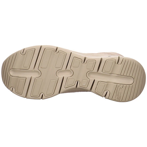 Skechers Damen Stiefeletten Schuhe Arch Fit Boots Elegant Freizeit Leder-/Textilkombination Uni Schnürstiefeletten - Taupe 11 Skechers Damen Stiefeletten Schuhe Arch Fit Boots Elegant Freizeit Leder-/Textilkombination Uni Schnürstiefeletten - Taupe – Bild 9