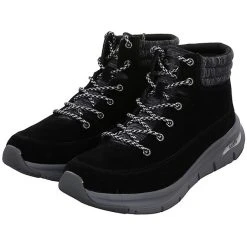 Skechers Damen Stiefeletten Schuhe Arch Fit Boots Elegant Freizeit Leder-/Textilkombination Uni Schnürstiefeletten - Schwarz 21 Skechers Damen Stiefeletten Schuhe Arch Fit Boots Elegant Freizeit Leder-/Textilkombination Uni Schnürstiefeletten - Schwarz -Skechers shop 27399975 10