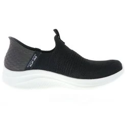 Skechers 149709/BLK Ultra Flex 3.0-Smooth Step Damen Sneaker Slipper VEGAN Schwarz/grau - Schwarz -Skechers shop 27483069 06
