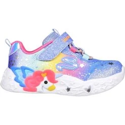 Skechers Baby Sneakers Low Blinkies UNICORN CHARMER Für Mädchen - Hellblau -Skechers shop 29023435 02