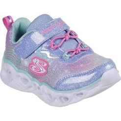 Skechers Baby Sneakers Low Blinkies HEART LIGHTS BRIGHT SPIRIT Für Mädchen - Hellblau