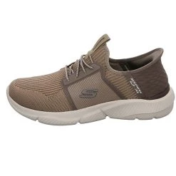 Skechers Herren Slipper Schuhe Ingram-Brackett Sneaker Slip-Ons Freizeit Synthetik Uni Slip-On-Sneaker - Beige -Skechers shop 29704316 02