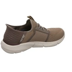Skechers Herren Slipper Schuhe Ingram-Brackett Sneaker Slip-Ons Freizeit Synthetik Uni Slip-On-Sneaker - Beige -Skechers shop 29704316 05